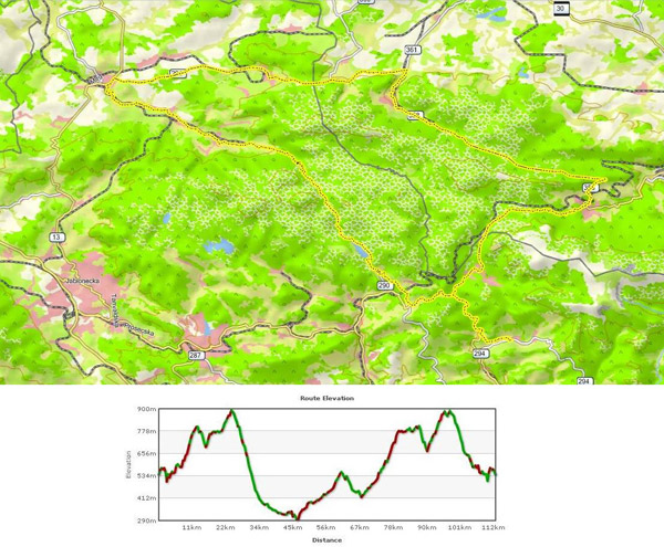 fietsroute kaart